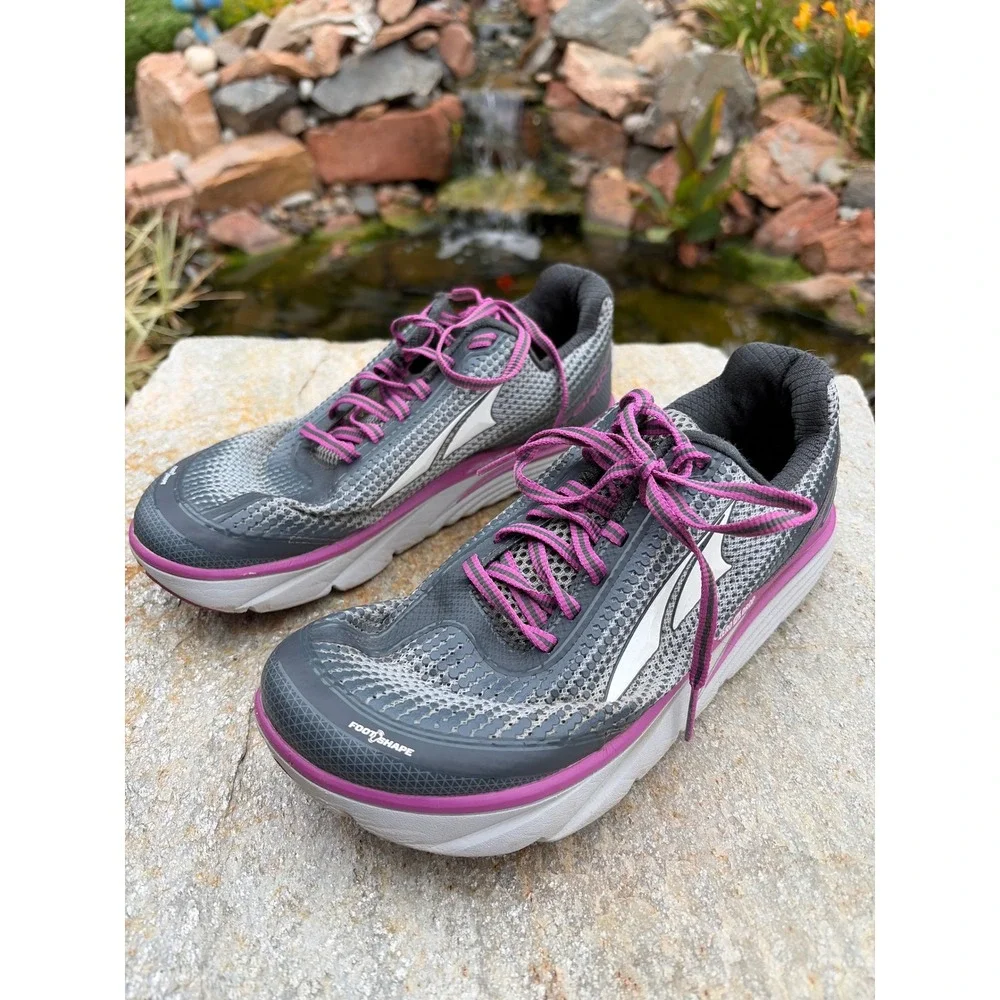 Altra Torin 3.0 Grey Purple Running Shoes Womens 10 AFW1737F-4